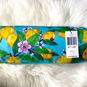Vera Bradley Picnic Blanket Lemon Grove NWT